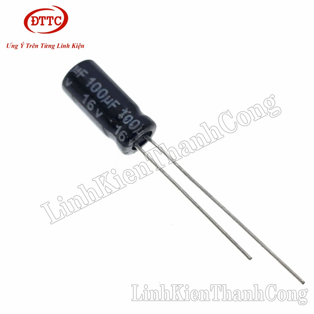 Bộ 100 Chiếc Tụ 100uF 16V (6x11mm)