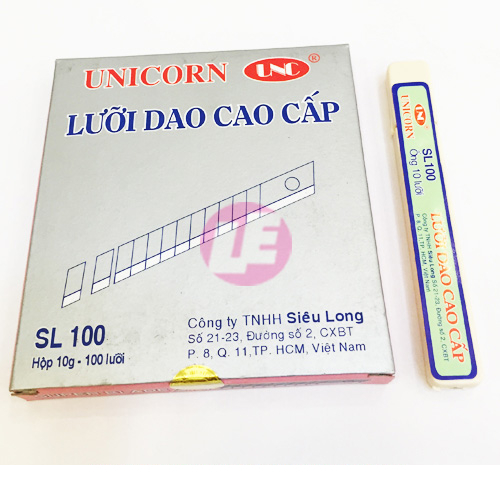 Lưỡi dao nhỏ Unicorn (Hộp nhỏ 10 Lưỡi)