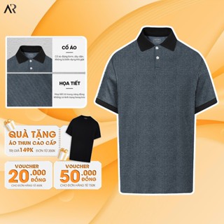  Áo polo nam tay ngắn cổ trụ AREMI chất liệu cotton thun gân co giản thấm hút tốt sang trọng APL0092 