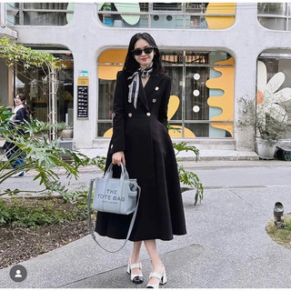 Váy S-M Lane Jt Alienor Long slevee midi dress! Chính hãng 100%! 2650K