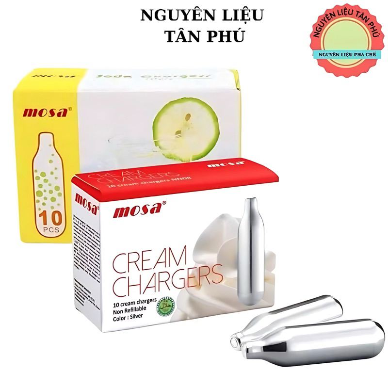 Gas kem,Soda Mosa hộp 10 viên -