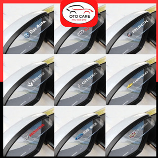 Bộ 2 Miếng Vè Che Mưa Gương Chiếu Hậu Đủ Logo Hãng Xe, Hiệu Quả Chống Nước (Kèm Băng Keo) OTCVN