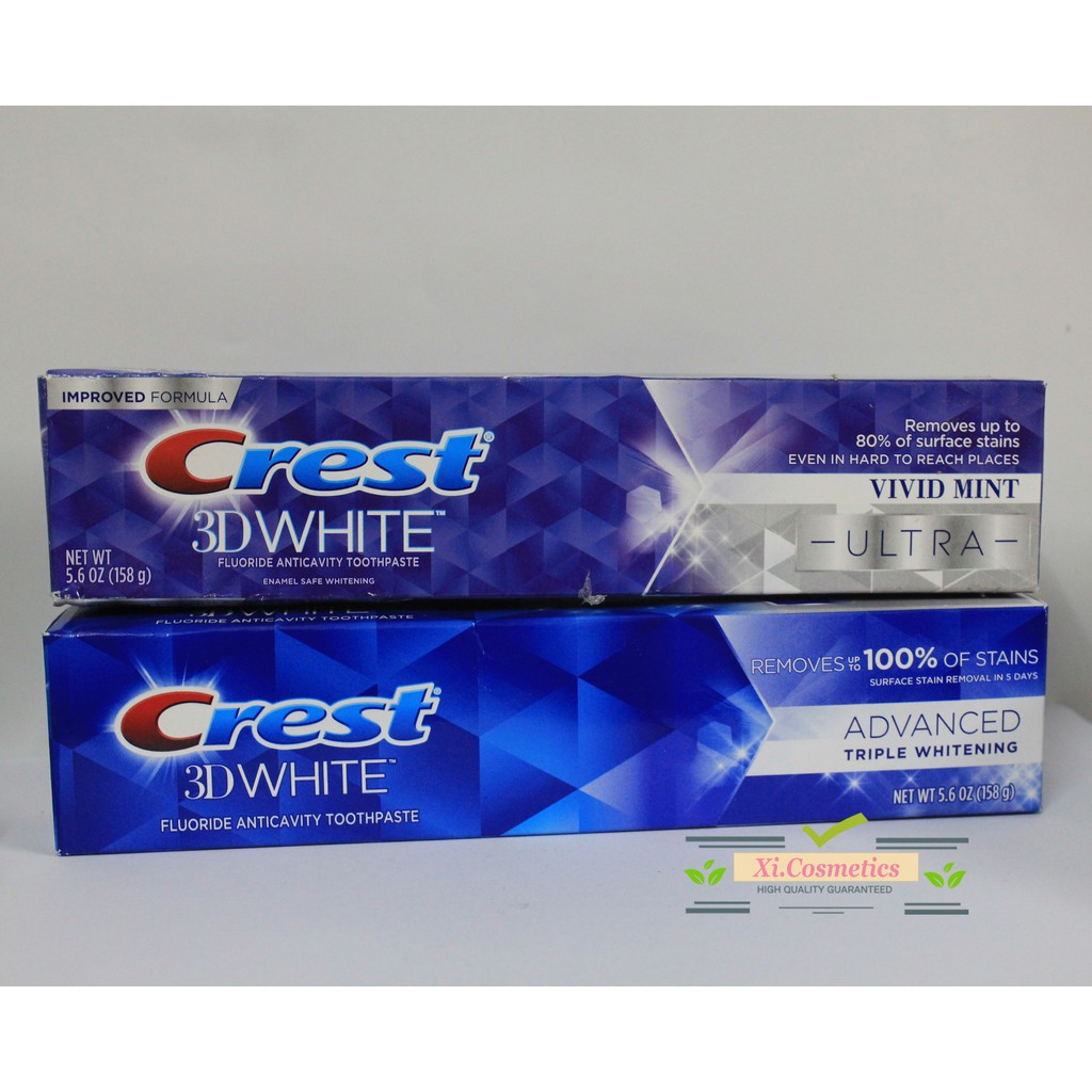 [ Hàng Auth ] Kem Đánh Răng Crest 3D White 158g