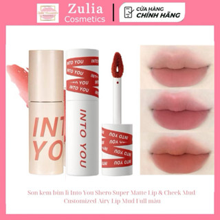 [INTO YOU] Son Kem Nhung Bùn INTO YOU Mịn Môi Bền Màu Lỳ 2g