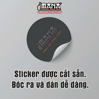 Tem rời exciter 150 monster xanh đen, decal dán xe bền màu, tem rời exciter 150 siêu dính chống thấm nước, manadecal