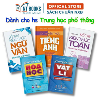 Sách - Trọn bộ Sổ tay kiến thức trung học phổ thông Toán + Lý + Hóa + Ngữ Văn + Tiếng Anh ( Khối A0, A1, C1, C2, D1)-ML