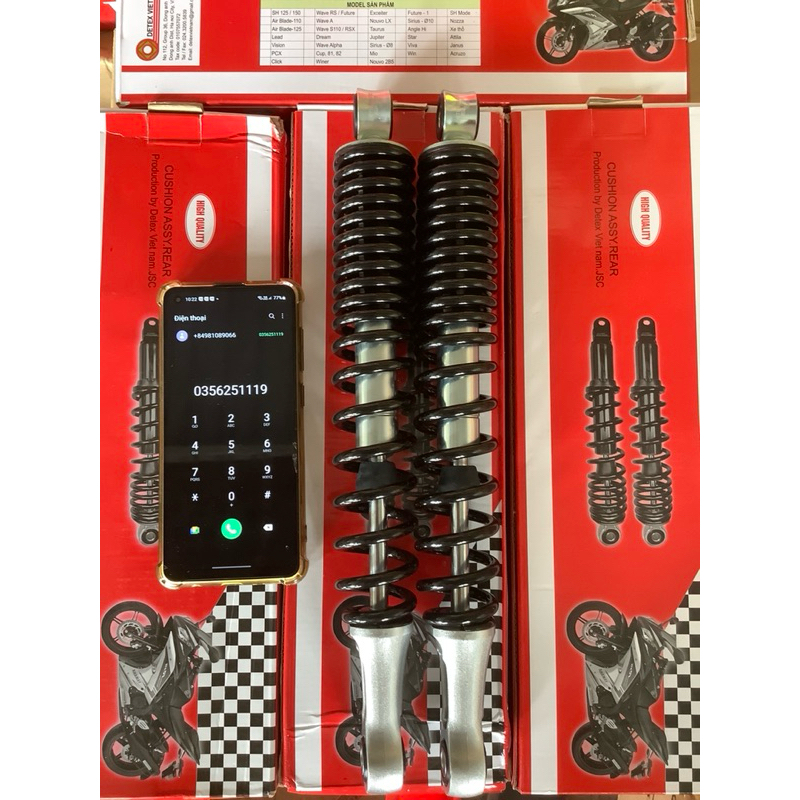 Phuộc sau - Wave S 100cc / Wave RS 100cc / Wave RSX 100cc