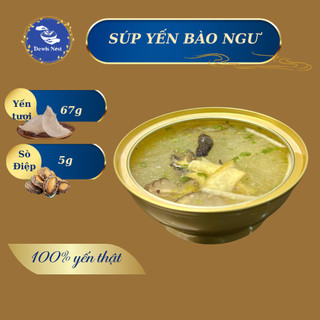 Súp Tổ Yến 100% Yến nguyên chất Sấy Thăng Hoa Dewis Nest Vị Bào Ngư Bổ Dưỡng, tiện lợi