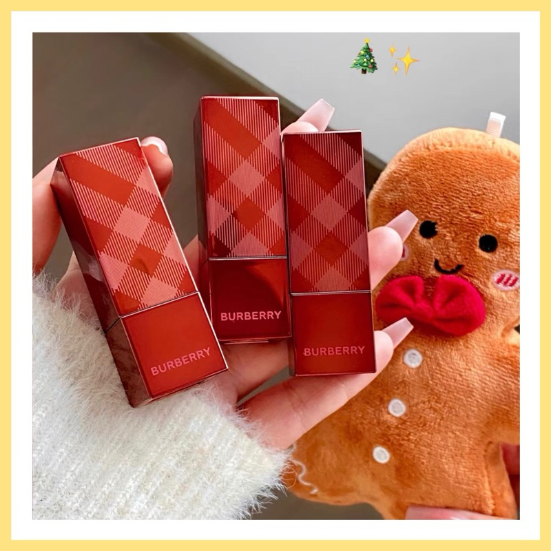 [Holiday Limited] Son Burberry Kisses Matte 93, 39 vỏ vàng/vỏ đỏ