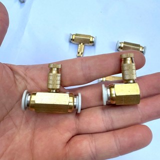Bộ béc phun sương bằng đồng ( thân + mắt đồng) kết nống ống 8mm