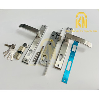 Khóa tay gạt inox 304  cửa sắt / nhôm hệ 700 FB500