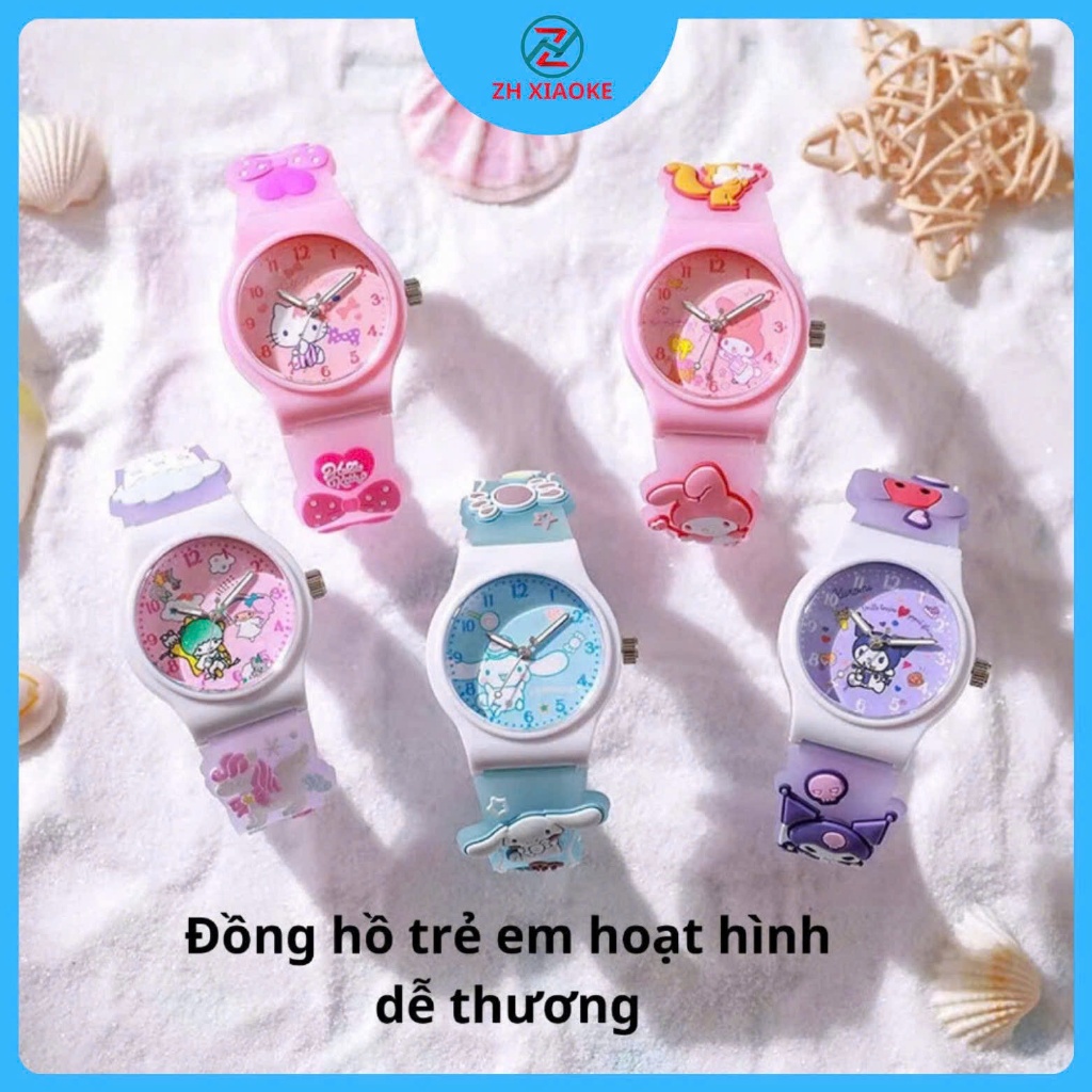 Đồng Hồ Trẻ Em Trường Tiểu Học ZH XIAOKE Đồng Hồ Thạch Anh Bé Trai Bé Gái hoạt hình dễ thương #LD-004