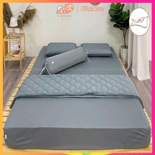 [ HÀNG ĐẶT] Bộ ga thun lạnh gồm 1 drap, 2 áo gối nằm,1 ôm