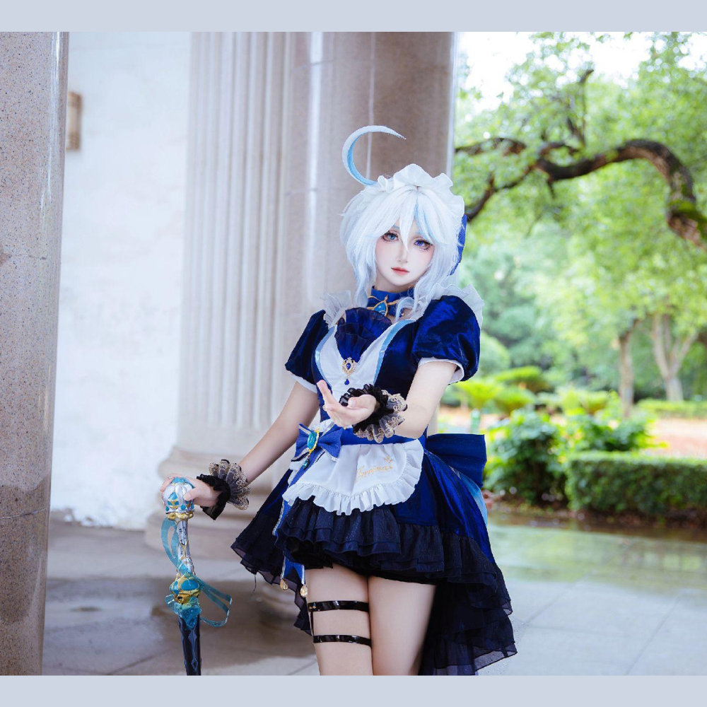 [Order 7-10 Ngày] Trang Phục Hoá Trang Cosplay Furina "Người Hầu" (Genshin Impact)(Cosplay)