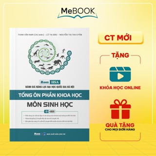 Sách luyện thi ĐGNL (HSA) 2025 - Tổng ôn phần Khoa học môn Sinh học | MeBook
