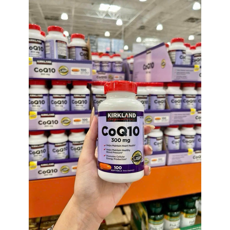 Viên uống bổ tim Kirkland Signature CoQ10 300mg giúp bổ tim mạch của Mỹ 100 viên