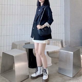 ÁO BLAZER ĐEN NÂU CARO