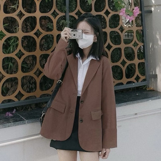 ÁO BLAZER ĐEN NÂU CARO