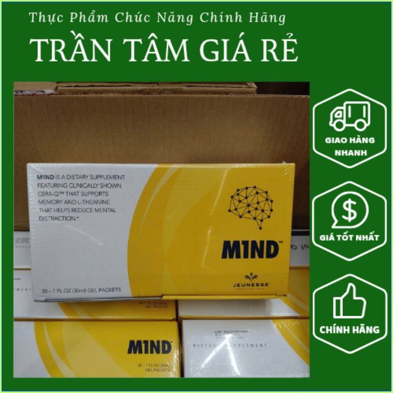 M1ND Jeunesse - Mind Mỹ Giúp Tăng Cường Sức Khỏe Não Bộ và tập trung trí não.
