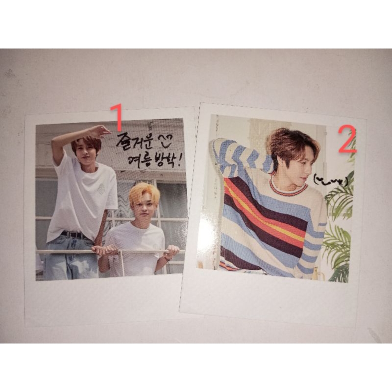 [CHÍNH HÃNG] Pola card NCT Dream. Card Renjun, Chenle, NCT Dream