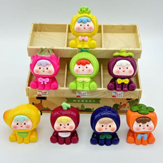  Moi đục trái cây mẫu mới charm không phát sáng DIY Kimbaby chất liệu nhựa đục phủ bóng đẹp 