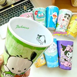 🌸𝐓𝐀̣̆𝐍𝐆 𝐐𝐔𝐀̀🌸 Ly cốc 500ml Kuromi - Hello Kitty - Cinnamoroll - Melody - Shin Chan - Hangyodon - Labubu - Doremon