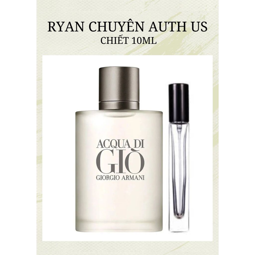 (Chính hãng) Mẫu thử 5ml/10ml - Nước Hoa Nam Acqua Di Giò EDT/ Acqua Di Giò EDP 5ml/10ml