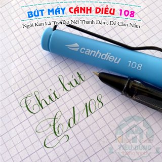 Bút Máy Luyện Chữ Đẹp Cánh Diều CD 108 - Ngòi Kim Lá Tre Tạo Nét Thanh Đậm, Dễ Cầm Nắm