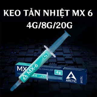 [HÀNG NHẬP KHẨU] Keo Tản Nhiệt Thermal Arctic MX6 Bảo Vệ Máy Giảm Nhiệt Độ CPU Bản Mới Nhất Hiệu Năng Cao [MẪU 2024]