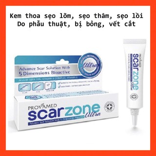 Kem Bôi Sẹo Tổng Hợp Provamed Scar Zone Ultra 10g