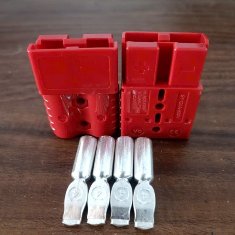 Cặp Jack Anderson nối nhanh xe điện, xe nâng, ups, xạc bình... 50a-600v, 120a-600v, 175a-600v