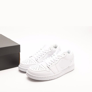  Giày Sneaker Jd1 Low Trắng | Giày Thể Thao Cổ Thấp Màu Trắng 