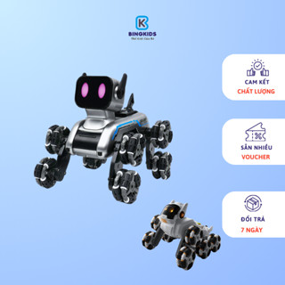 Chú chó Robot 8 bánh điều khiển từ xa – Di chuyển đứng lên ngồi xuống, nhiều kiểu di chuyển cho bé
