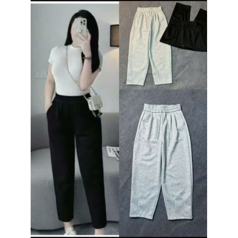 Quần baggy chất nỉ  QC xịn  dày đẹp lưng  thun 2 túi  chéo | BigBuy360 - bigbuy360.vn