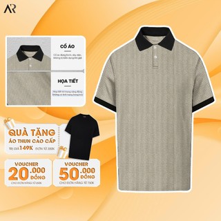  Áo polo nam tay ngắn AREMI chất liệu thun gân cao cấp co giản thấm hút thiết kế sang trọng APL0095 