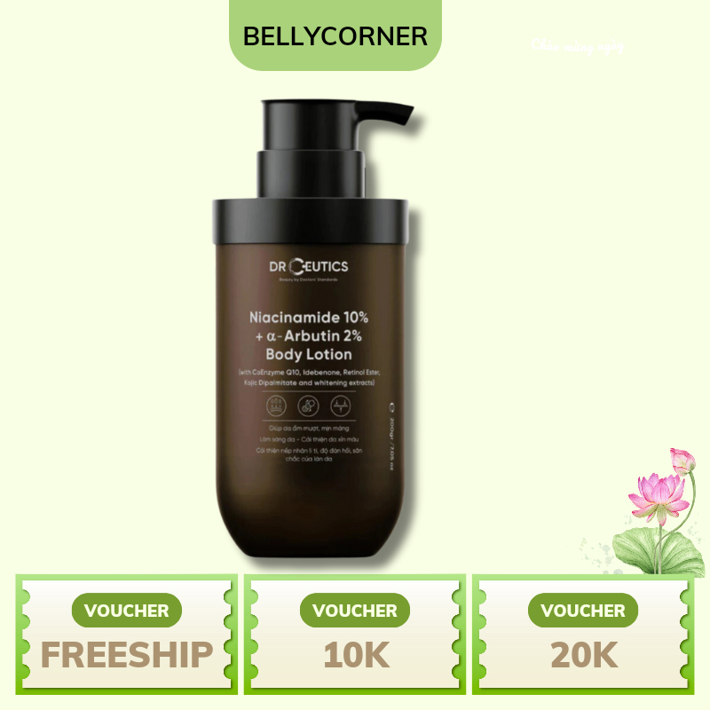 DRCEUTICS Sữa Dưỡng Thể Trắng Da DrCeutics Body Lotion Healthy White (200ml)