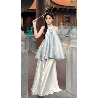 Set yếm gấm chân váy lua TKCC