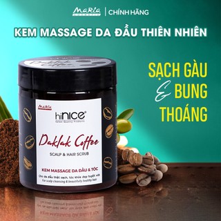  Kem Massage Cà Phê hiNICE Làm Sạch Vảy Gàu Hỗ Trợ Giảm Mụn Da Đầu Làm Phồng Chân Tóc 