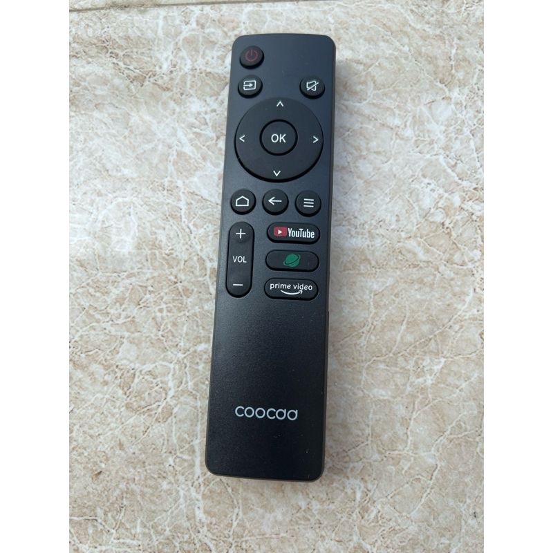 điều khiển tivi coocaa mẫu mới LCD kèm pin