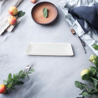 Khay Sushi 26.5cm Sứ Trắng OHIO