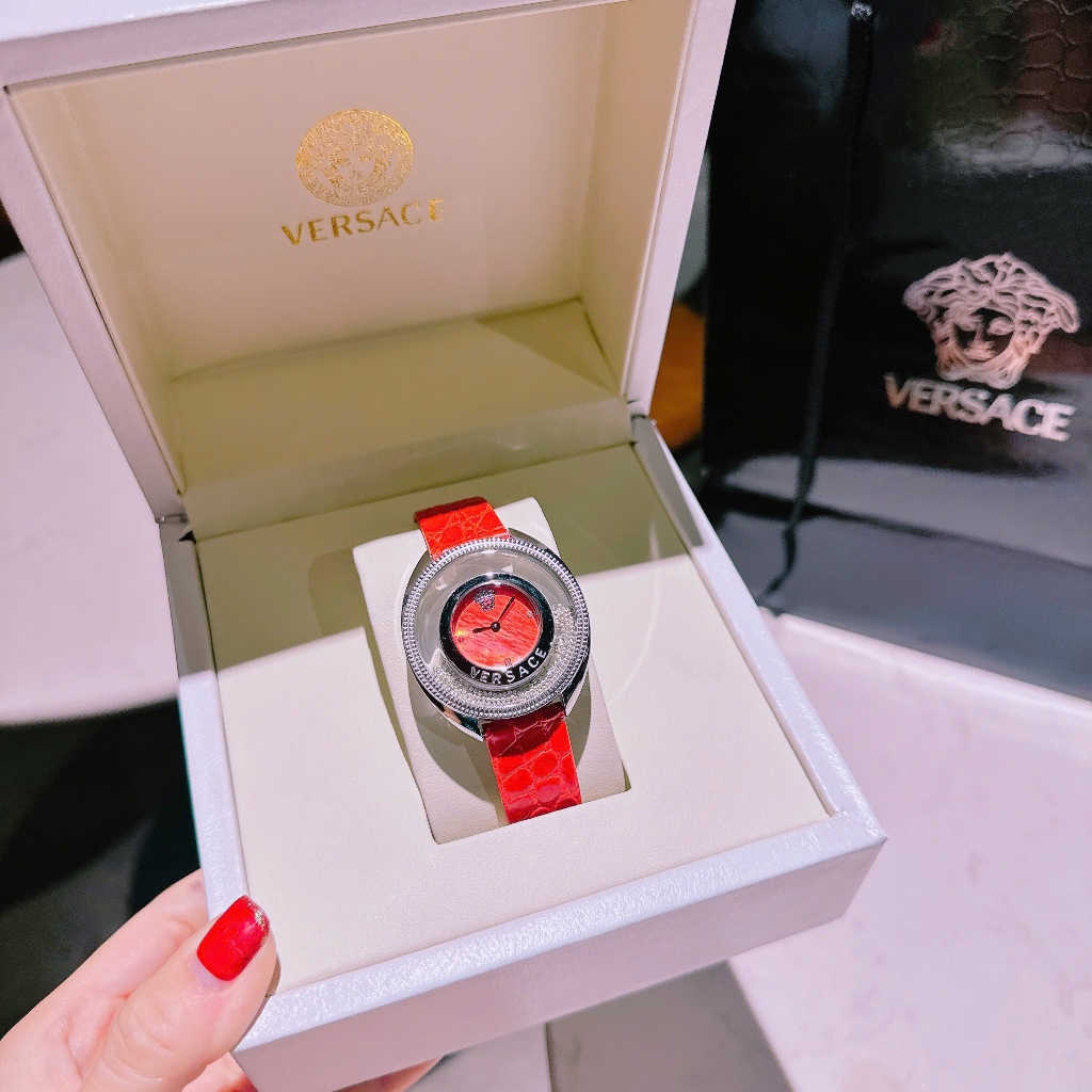 Đồng hồ nữ Versace 86Q971MD497 S800 Destiny Spirit Mother of Pearl Watch 39mm, Full box, Luxury diam