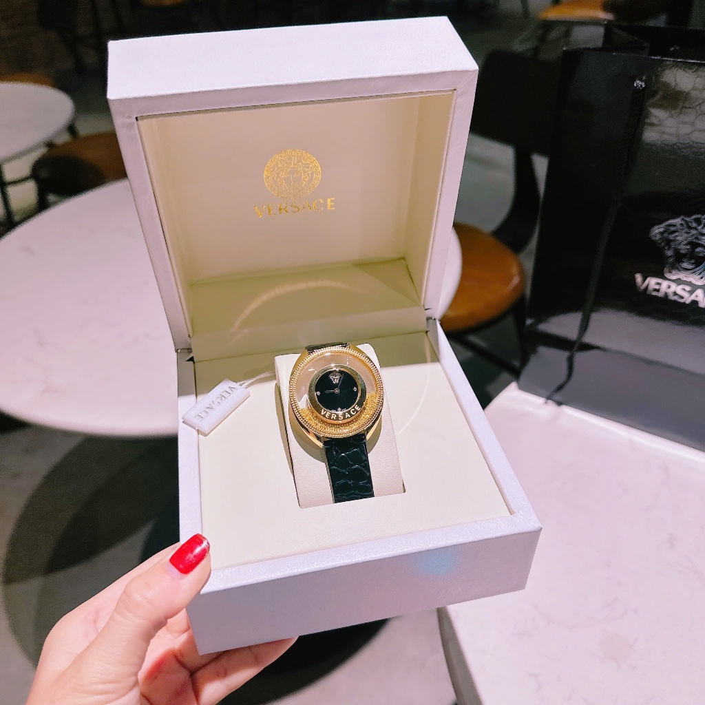 Đồng hồ nữ Versace 86Q70D008 S009 Destiny Spirit Gold-Plated Watch 39mm, Full box, Luxury diamond wa