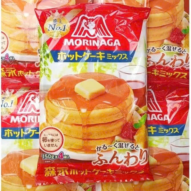 (HSD 04/2026) Bột Làm Bánh Pancake Morinaga 600gr Nhật Bản Cho Bé 8M+