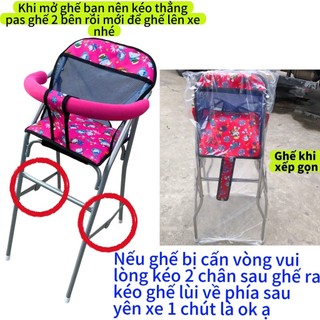 Ghế đi xe máy cho bé xe SH MODE