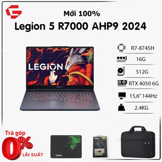 Laptop Gaming Lenovo Legion 5 R7000 AHP9 (Ryzen 7-8745H, RTX 4050-6GB, 16GB, 512GB, 15,6" 144Hz)