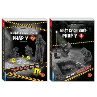 Sách - Combo 2c Nhật ký ghi chép pháp y (tập 2 + tập 3)