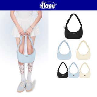 Túi đeo chéo nữ local brand vải dù có dây rút DKMV màu đen, kem, xanh kháng nước basic Poing Bag I K-B33 & K-B40