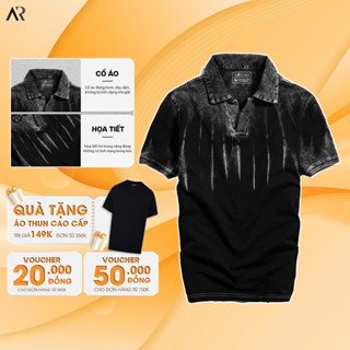  Áo polo nam cổ trụ tay ngắn Wash chính hãng AREMI cotton cao cấp co giản thấm hút trẻ trung APL0016 