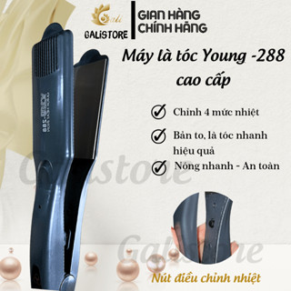 Máy Là Tóc,Máy Ép Duỗi Tóc Thẳng 4 Mức Chỉnh Nhiệt Yong 288 - Tạo Kiểu,Làm Đẹp, Là Thẳng Tóc Galistore