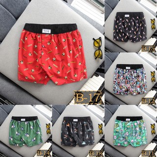  Quần Ngủ Boxer Nam KATE COTTON Bản Lưng Quần Đen Sang Trọng Form Quần H33 45-55kg 
